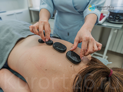 Санаторий «Елизавета—Минеральные Воды», г. Железноводск.  Стоун-массаж